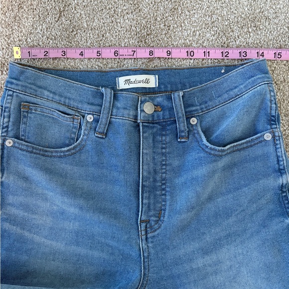 Madewell 10" High-Rise Skinny Crop Jeans Womens Size 28 Medium Wash Blue Denim - Picture 5 of 7
